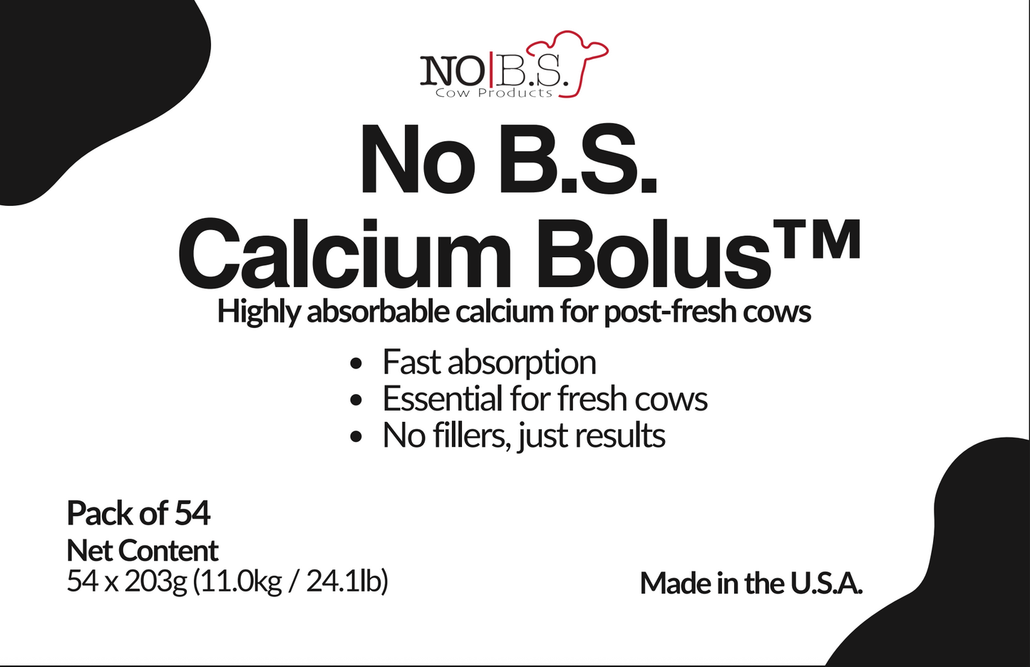 No B.S. Calcium Bolus
